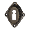 Antike Schlüssellochrosette für Zimmertüren