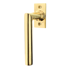 Halbolive aus Messing - Bauhaus Stil - typische Form | gold