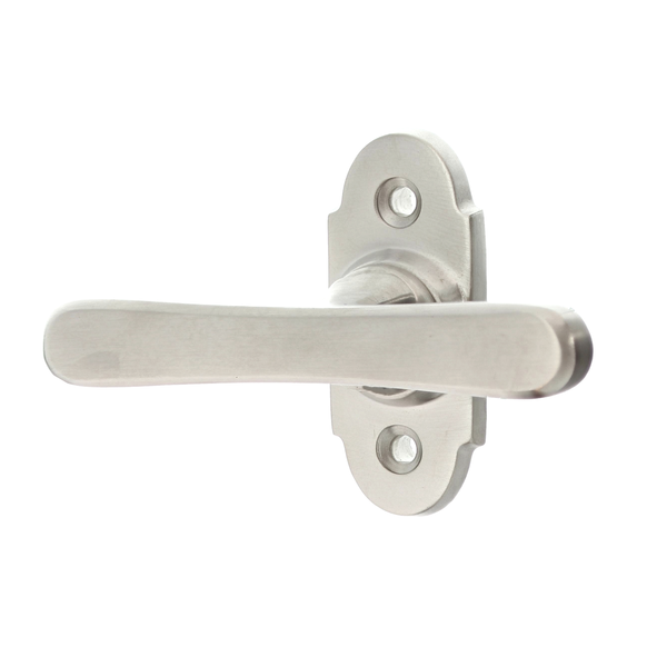 Messing Vollolive vernickelt, matt gebürstet in silber matt Jugendstil