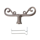 Fensterreiber Vorreiber antik Gusseisen, unbehandelt, IRU7913