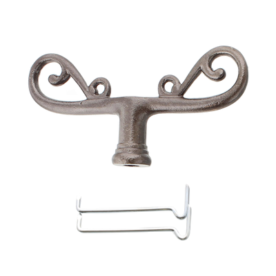 Fensterreiber Vorreiber antik Gusseisen, unbehandelt, IRU7913