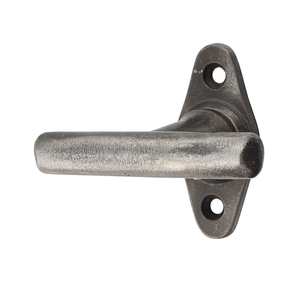 Halbolive aus Gusseisen - typische Form - grau