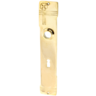 Langschild aus Messing zeitloses Design gold