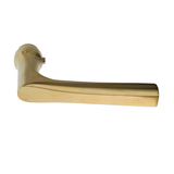Türdrücker aus Messing - Art Deco - schlichtes Design, mittelgroße Türklinke