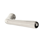 Türklinke aus Messing, Jugendstil - organische Form | silber