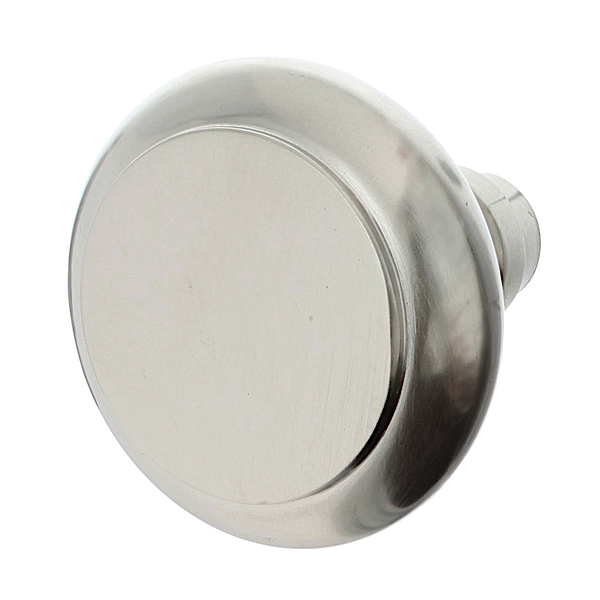 Messing Türknauf vernickelt, matt gebürstet elegantes Design silber