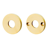 Türdrückerrosette aus Messing, klassische Form | gold