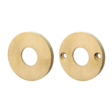 Drückerlochrosette aus Messing - zeitloses Design - matt gold