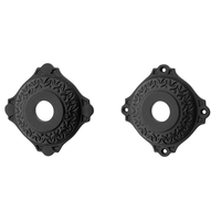 Rosetten Set für Türdrücker MS4751H18 Messing Schwarz
