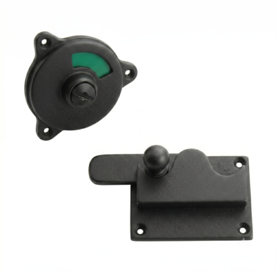 WC-Riegel Gusseisen schwarz Modell Türriegel IRB8460FR6