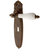 Zimmertürgarnitur Rathard in Messing, antik