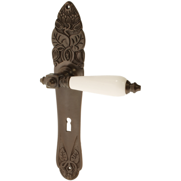 Zimmertürgarnitur Cilgia in Messing, antik