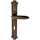 Zimmertürgarnitur Brunni-Alpthal in Messing, antik