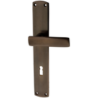 Zimmertürgarnitur Manina in Messing, antik