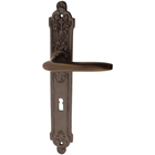 Zimmertürgarnitur Gorner in Messing, antik