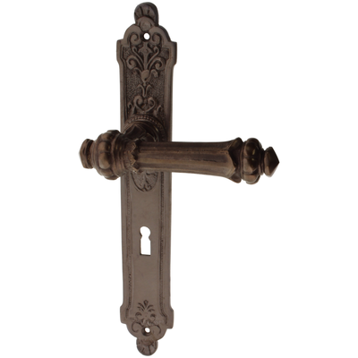 Zimmertürgarnitur Habsburg in Messing, antik