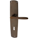 Zimmertürgarnitur Thordis in Messing, antik