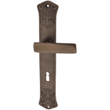 Zimmertürgarnitur Häxeseeli in Messing, antik