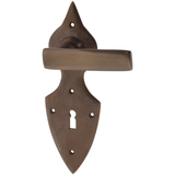 Zimmertürgarnitur Svea in Messing, antik