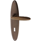 Zimmertürgarnitur Rinelda in Messing, antik