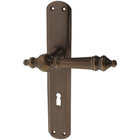 Zimmertürgarnitur Gardi in Messing, antik