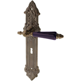 Zimmertürgarnitur Ägelsee in Messing, antik