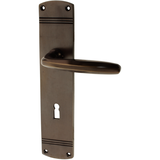 Zimmertürgarnitur Bettlach in Messing, antik