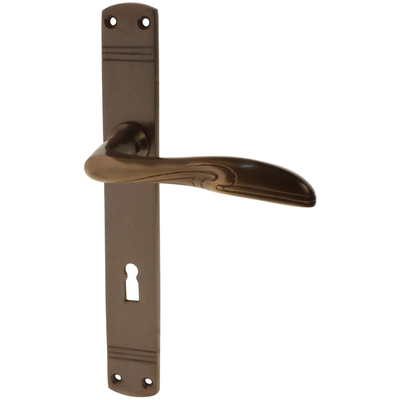 Zimmertürgarnitur Bern in Messing, antik