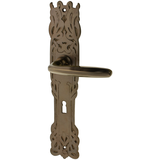 Zimmertürgarnitur Jestetten in Messing, antik