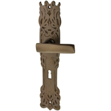 Zimmertürgarnitur Täschhorn in Messing, antik