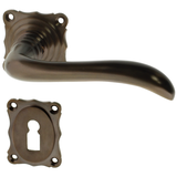 Zimmertürbeschlag aus Messing - schlichtes Design