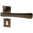 Zimmertürgarnitur Gempen in Messing, antik