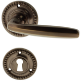 Zimmertürbeschlag Gründerzeit dunkel patiniert elegantes Design klein,groß
