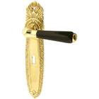 Zimmertürgarnitur Vanadis in Messing, poliert