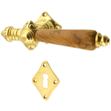 Türbeschlag Jugendstil aus Messing | außergewöhnliche Form, gold