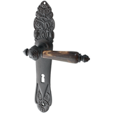 Zimmertürgarnitur Ronja in schwarz