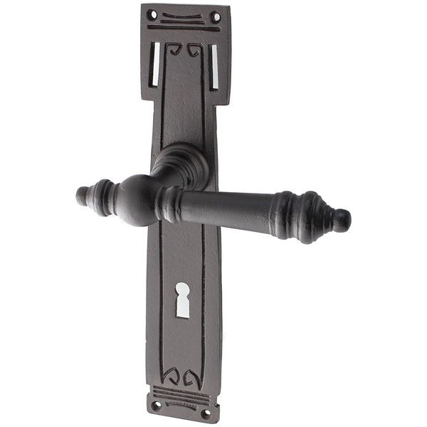 Zimmertürgarnitur Oberaarsee in schwarz