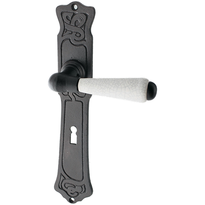 Zimmertürgarnitur Landwasser in schwarz