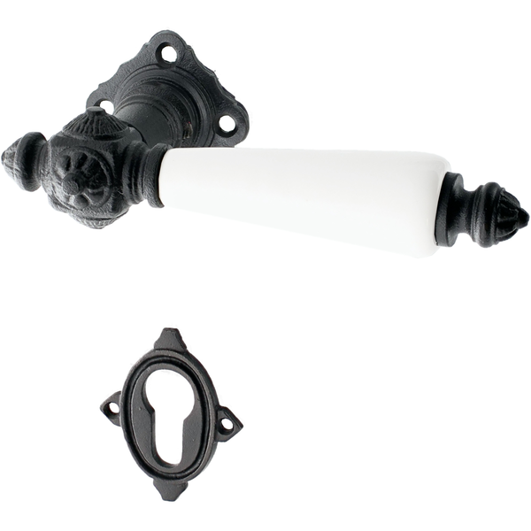 Zimmertürgarnitur Bifertenstock in schwarz