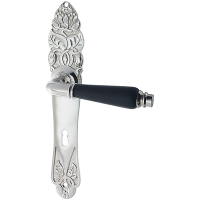 Zimmertürgarnitur Traute N Zimmertürgarnitur Traute hochglanz vernickelt