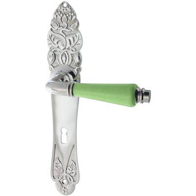 Zimmertürgarnitur Traute N Zimmertürgarnitur Traute hochglanz vernickelt