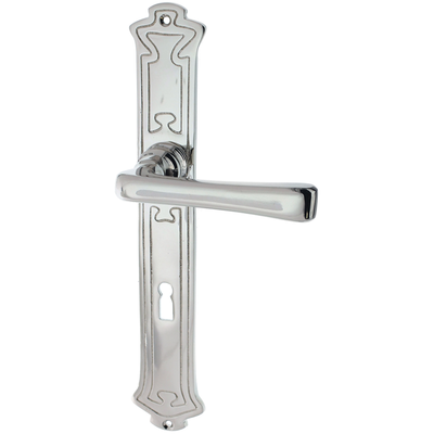 Zimmertürgarnitur Hakenfelde hochglanz vernickelt