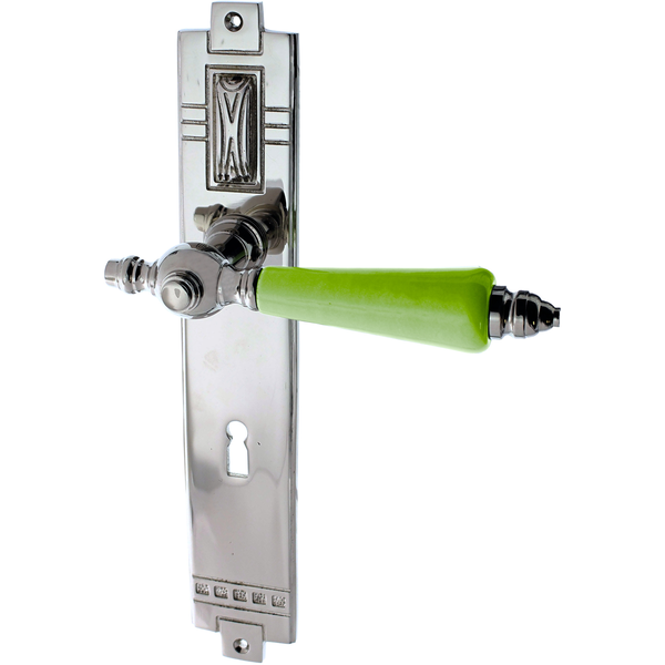 Zimmertürgarnitur Siegbrand hochglanz vernickelt