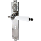 Zimmertürgarnitur Untersee hochglanz vernickelt