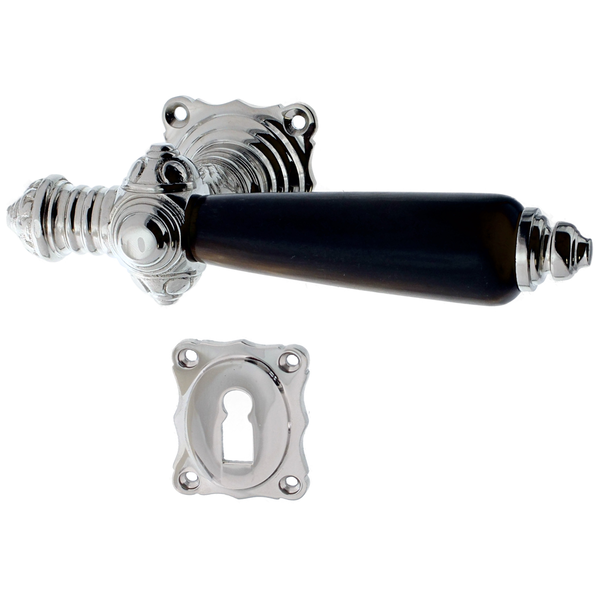 Zimmertürbeschlag aus Messing schlanke Form groß,klein,mittelgroß