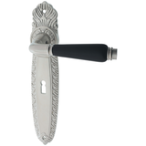 Zimmertürgarnitur Tschingelfirn matt vernickelt