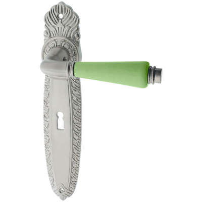 Zimmertürgarnitur Tschingelfirn NM Zimmertürgarnitur Tschingelfirn matt vernickelt