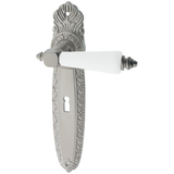 Zimmertürgarnitur Walrad matt vernickelt