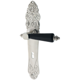 Zimmertürgarnitur Unteraar matt vernickelt