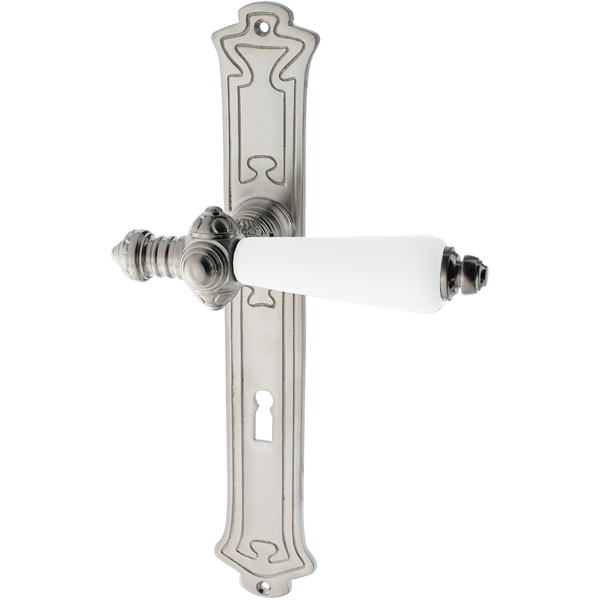 Zimmertürgarnitur Grünhornhütte matt vernickelt